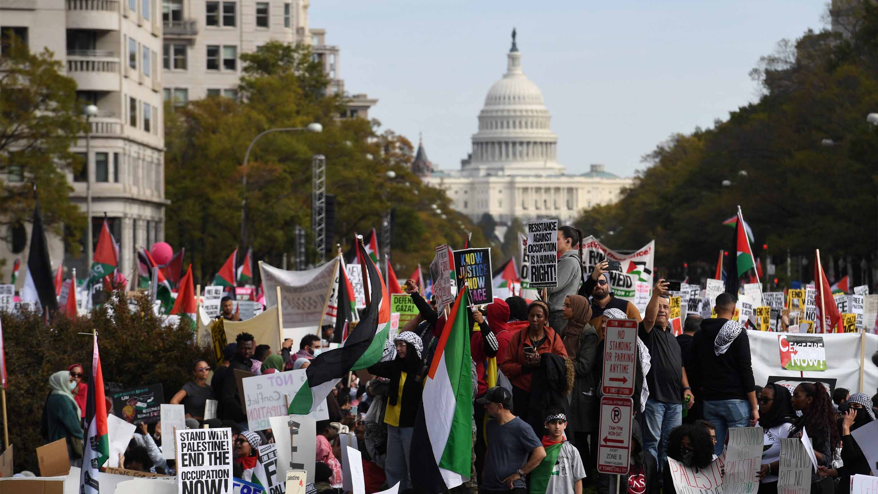 Karman applauds massive protests in US against Gaza genocide