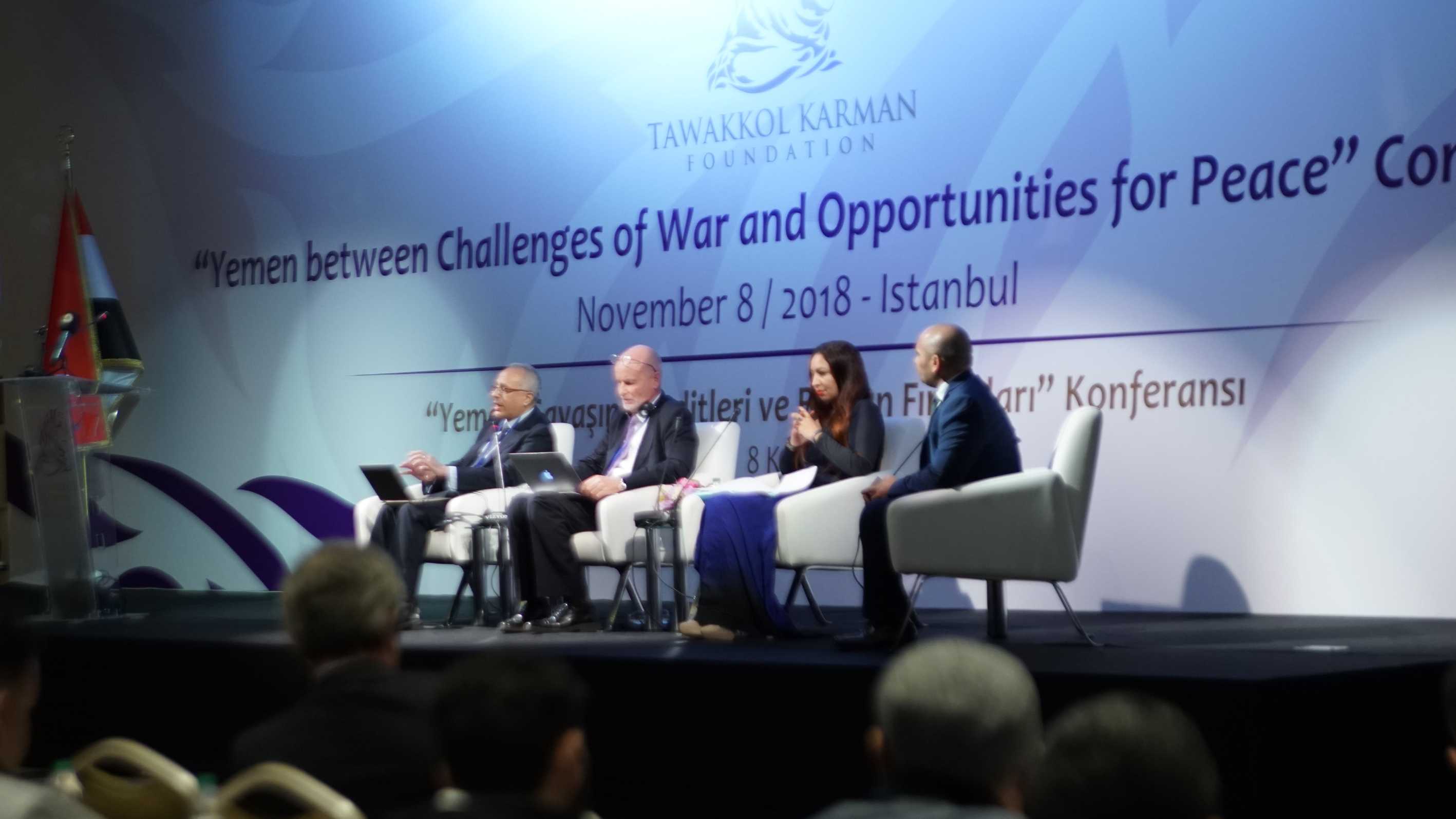 TKF conference in Istanbul Supports Calls to stop the War in Yemen and Withdraw Arms from the Militias