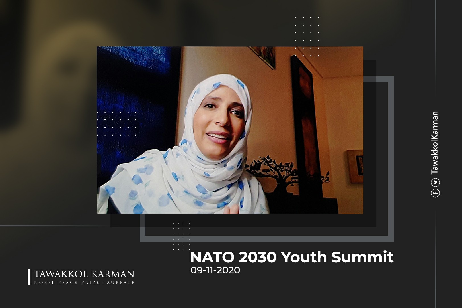 Tawakkol Karman’s Speech at the NATO 2030 Youth Summit