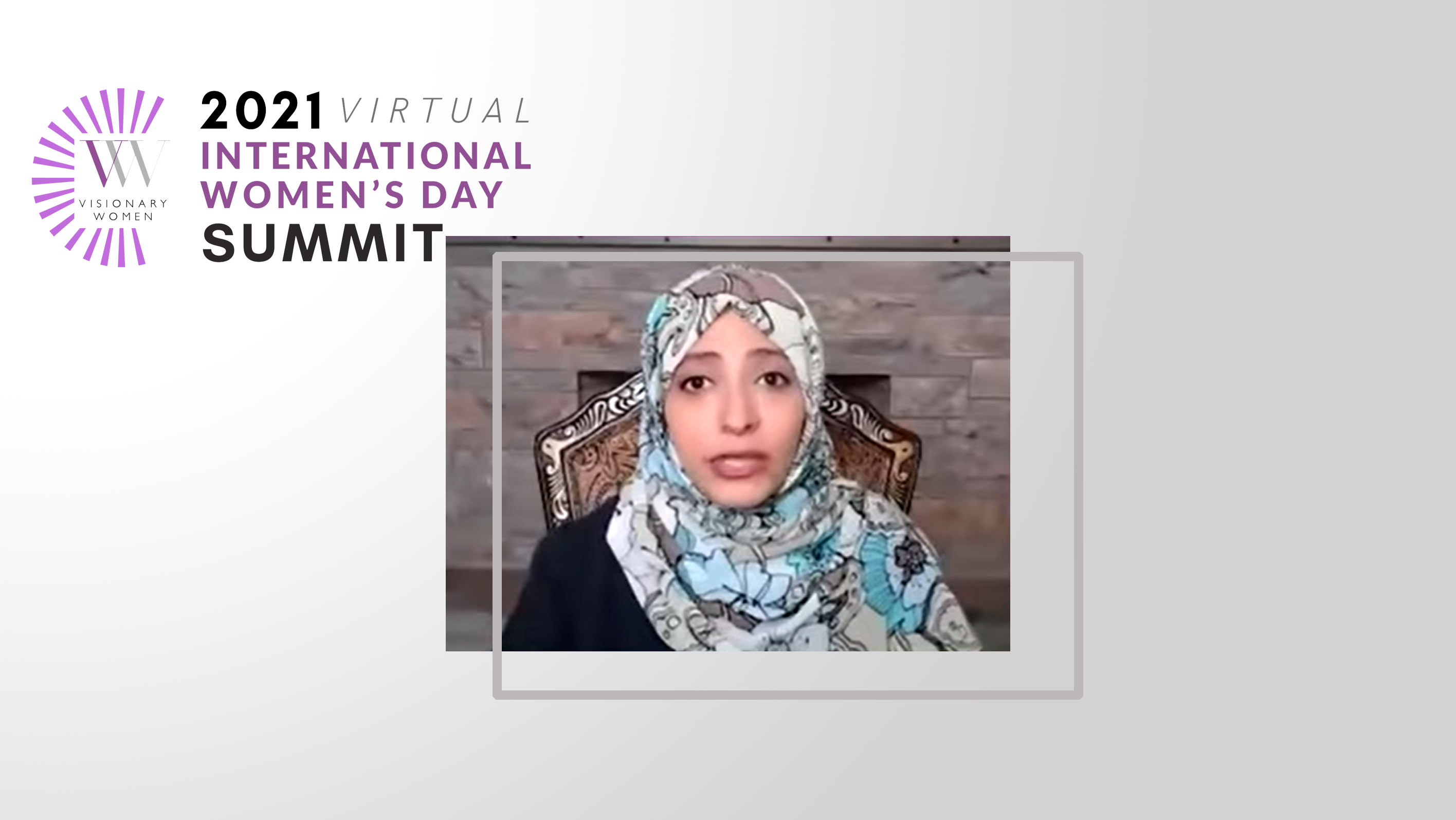 At International Women's Day Leadership Summit, Nobel Laureate calls for standing shoulder to shoulder for equality and counter-terrorism and anti-hatred