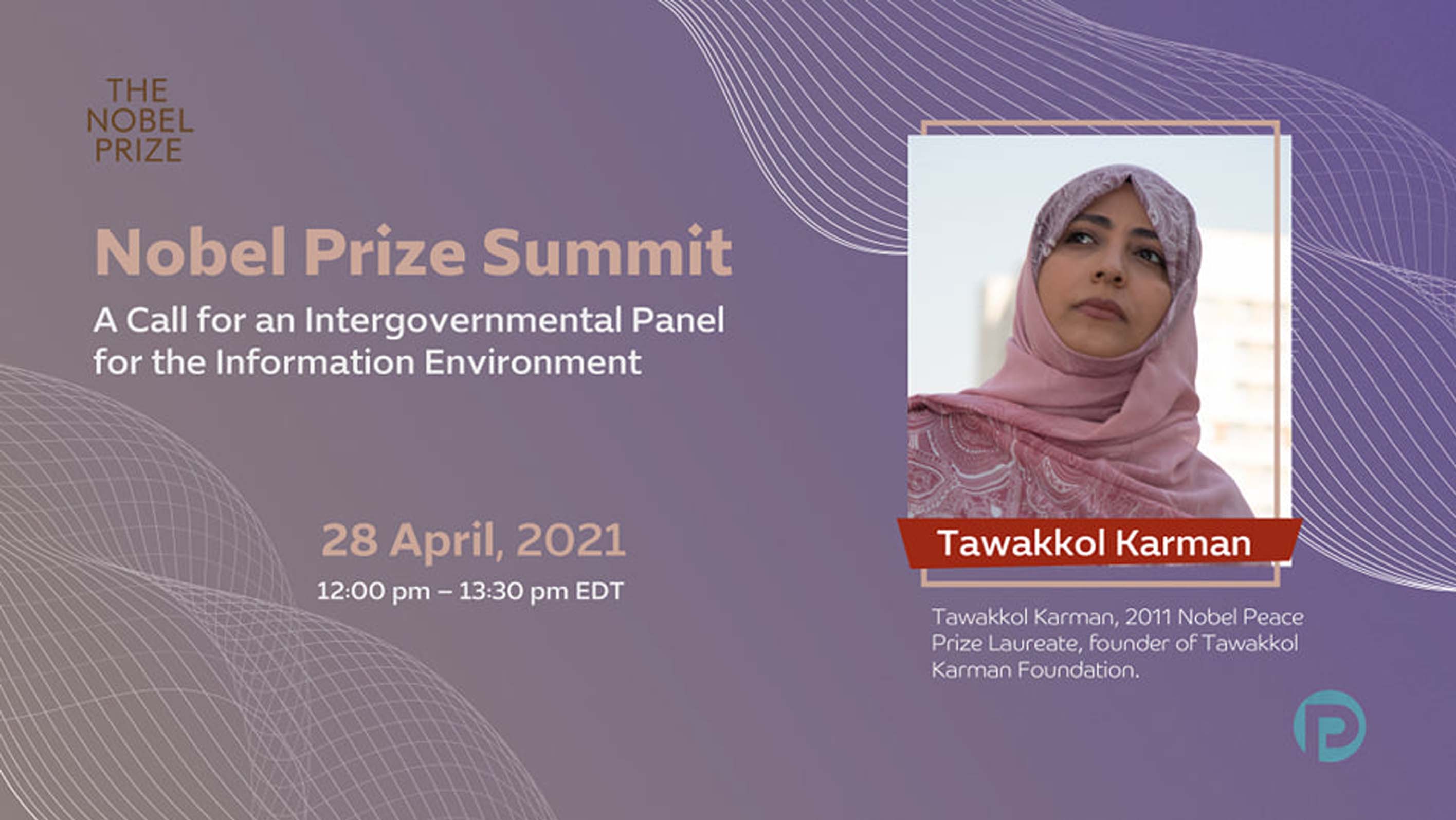 Tawakkol Karman participates in Nobel Prize Summit