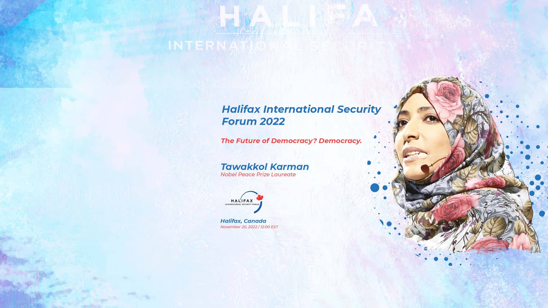 Nobel laureate to join Canada’s 2022 Halifax International Security Forum