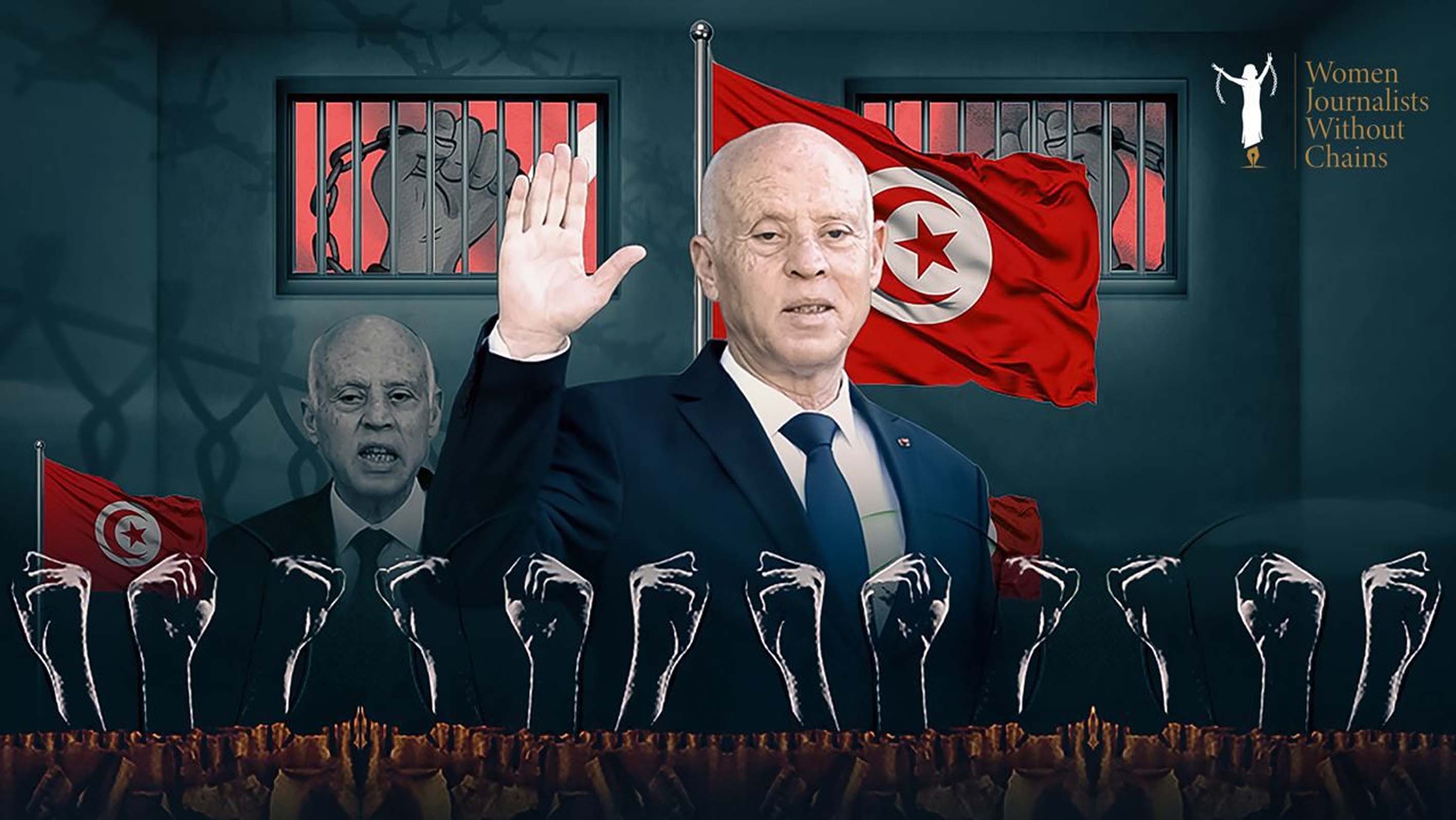 Report by WJWC: Tunisian President Tightens Grip on Press Freedom