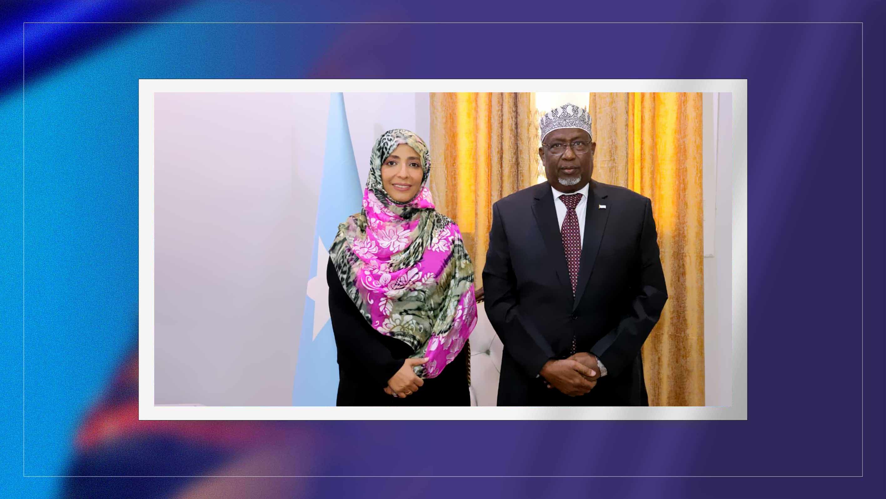 Somali Speaker Welcomes Karman, Calls Visit a Symbol of Stability and Progress in Mogadishu